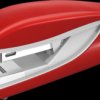 55050025 Stapler, flat, up to 30 sheets, red