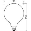 Żarówka LED E27 G95 11W = 100W 1521lm 2700K Ciepła 300 Filament Ściemnialna OSRAM SUPER STAR