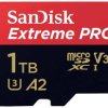 SanDisk Extreme PRO microSDXC 1 TB Class 10, UHS-I, v30 Video Speed Class odporny na wstrząsy, wodoszczelny
