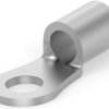Uninsulated ring cable lug, 3.0-6.0 mm², AWG 12 to 10, 4.34 mm, M4, metal, 322454