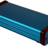 Aluminum enclosure, (L x W x H) 120 x 54 x 23 mm, blue, IP54, 1455C1201BU
