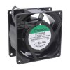 Wentylator osiowy 80×80×38 mm, 230 V AC, 46,35 m³/h, łożysko kulkowe