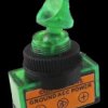 Opencircuit Tumbler switch illuminated 12V 20A - Green