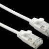 21151711 Patch cable, Cat. 7 raw cable, U/FTP, LSOH, slim, white, 1 m