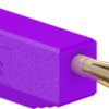 2 mm plug, solder connection, 0.5 mm², purple, 22.2616-26