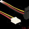 85510 Power cable SATA 15-pin latch type with angled top > floppy 4-pi