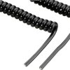 Monacor 0060200 Kabel cewki mikrofonu czarny 1 szt.