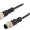 M12a08ml12aflsb001 Kabel Do Czujników/Automatyki 8Pin M12-M12 1M Wtyk Wtyk