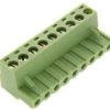 TLP-CPF9 Kostka zaciskowa, 9pin, prosta, z gniazdem raster 5,08 mm
