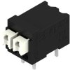 PCB terminal, 2 pole, pitch 3.5 mm, AWG 28-14, 10 A, spring-clamp connection, black, 1824420000