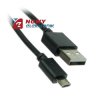 Kabel USB Wt.A-mikroUSB 1m do 1A Czarny (micro)