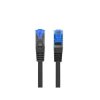 Patchcord - przewód sieciowy Ethernet 10m kat.6A S/FTP, czarny, Lanberg