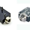 2 Sztuki GNIAZDO MINIJACK 3,5mm DO OBUDOWY Z WYŁĄCZNIKIEM