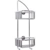 tesa 40223-00000-00 Adhesive corner shower shelf chrome detachable