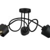 Lampa Sufitowa Nowoczesna 3Xe27 Simply Black