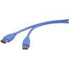 Renkforce RF-4262124 USB 3.2 Gen 1 Extension Cable A Male to A Female 1m Blue