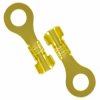 2x Konektor oczkowy M3 3mm złoty miedź