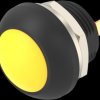 Pushbutton, 1 pole, yellow, unlit , 0.12 A/125 VAC, 0.2 A/50 VDC, 13.6 mm, IP68, 2329360-3