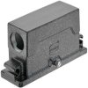 Grommet housing, size 24B, die-cast aluminum, 1 x M32, angled, central locking, IP65/IP68/IP6K9K, 19405240582