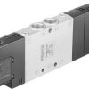 Elektromagnetyczny zawór pilotowy Festo 5/3 G 1/4 24V dc 5/4 portowy 1/4in