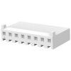 Socket housing, 8 pole, pitch 3.96 mm, straight, natural, 770849-8