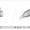 C245234 Lötspitze C245, Rundform, C245234/Ø 0,4 mm, gebogen, 20 mm länge