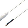DC connection cable, 500 mm, white, coupling 2.1 x 5.5 mm, straight to open end, 075203