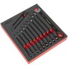 Sealey AK63940B Premier Black Combination Ratchet Spanner Set 12pc