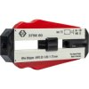 Precision wire stripper for PVC wires, PTFE wires, AWG 20, cable Ø 0.8 mm, L 97 mm, 24 g, T3756 80