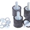 FIBET Mocowanie antywibracyjne Fibet M5 x 12 mm wysokość całkowita 15 mm Cylinder męski-żeński 25.5 daN