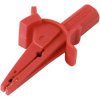 VOLTCRAFT VC-17155595 Alligator clip 4 mm jack connector CAT IV 600 V Red