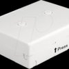 86843 FO wall mount outlet, 4 x SC simplex / LC duplex