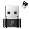 BASEUS Adapter OTG Przejściówka USB 2.0 A / typ-C (wtyk / gniazdo) 3A