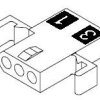 Molex Obudowa złącza pin żeńskiego na kabel 03-06-1031 1 szt. torba