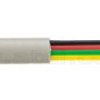 Przewód płaski KP 4 żyły (jasnoszary)