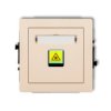 Deco Mechanizm Gniazda Światłowodowego/Optycznego Pojedynczego Beżowy 1Dgop-1