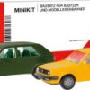 Herpa 012195-010 H0 Model samochodu Volkswagen Golf II 4-drzwiowy, oliwkowo-zielony i miotlasty żółty