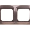 IMPRESJA Ramka podwójna do łączników IP44 antracyt RH-2Y/50