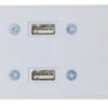Złącze USB A Montaż na panelu Żeński 2.0 2-portowe