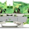 3-wire protective earth terminal, spring-clamp connection, 0.5-16 mm², 1 pole, 67 A, 8 kV, yellow/green, 2016-1307
