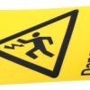 Etykieta bezpieczeństwa Czarny/żółty opis Niebezpieczeństwo elektryczne tekst Danger of Death