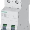 Wyłącznik miniaturowy SENTRON, Typ C, 2-biegunowy, 4 A, 400 V ac, 72 V dc, Siemens, 5SL6 6 kA