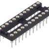 Podstawka DIP 20-pin Raster 2,54mm precyzyjna THT pozłacany flash 2-1571552-6