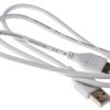 Kabel USB Złącze A USB A Złącze B USB A dł. 800mm Przewód USB USB 2.0 kolor: Biały