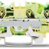 3-wire protective earth terminal, spring-clamp connection, 0.5-10 mm², 1 pole, 36 A, 8 kV, yellow/green, 2006-1307