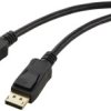 Renkforce DisplayPort kabel Złącze DisplayPort, Złącze DisplayPort 2.00 m czarny UHD 8K @ 60 Hz Kabel DisplayPort