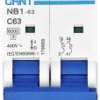 Wyłącznik automatyczny Chint NB1-63 2P C40 6kA DB 179665, 2 styki, 240 V, 415 V, 40 A
