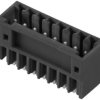 Pin header, 3 pole, pitch 2.5 mm, straight, black, 2439920000