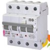 Wyłącznik różnicowoprądowy z członem nadprądowym B 16A 3P+N 30mA typ AC KZS-4M 3p+N AC B16/0.03 002174004 ETI