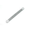 Grounding strap, copper, tin-plated, 6.0 mm², (L) 200 mm, hole Ø M6, 5-KT006020006C